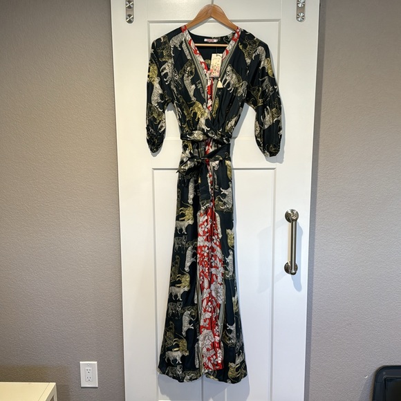 COPY - Johnny Was Ada Silk Maxis Dress - Picture 3 of 9